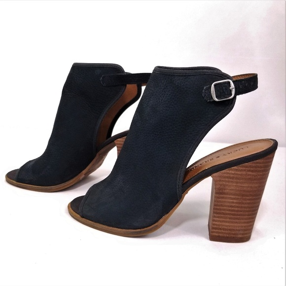 Lucky Brand Shoes - Lucky Brand Lisza Hooded Peep Toe Sandal Booties